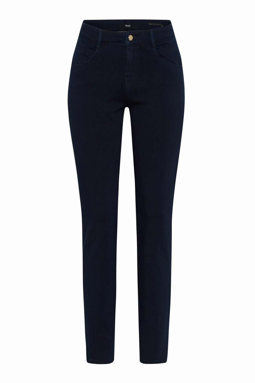 Shakira Slim-Fit Jeans in Clean Blue Black