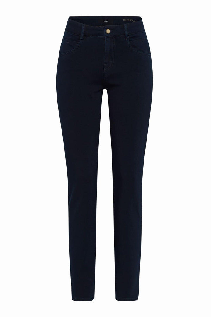 Shakira Slim-Fit Jeans in Clean Blue Black
