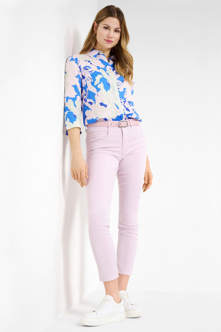 Shakira S 7/8 Slim Jeans in Soft Purple