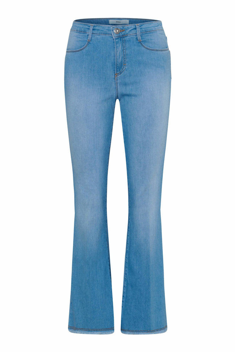 Shakira S Boot Cut Jeans in Used Bleached Blue