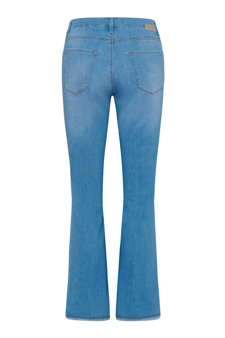 Shakira S Boot Cut Jeans in Used Bleached Blue