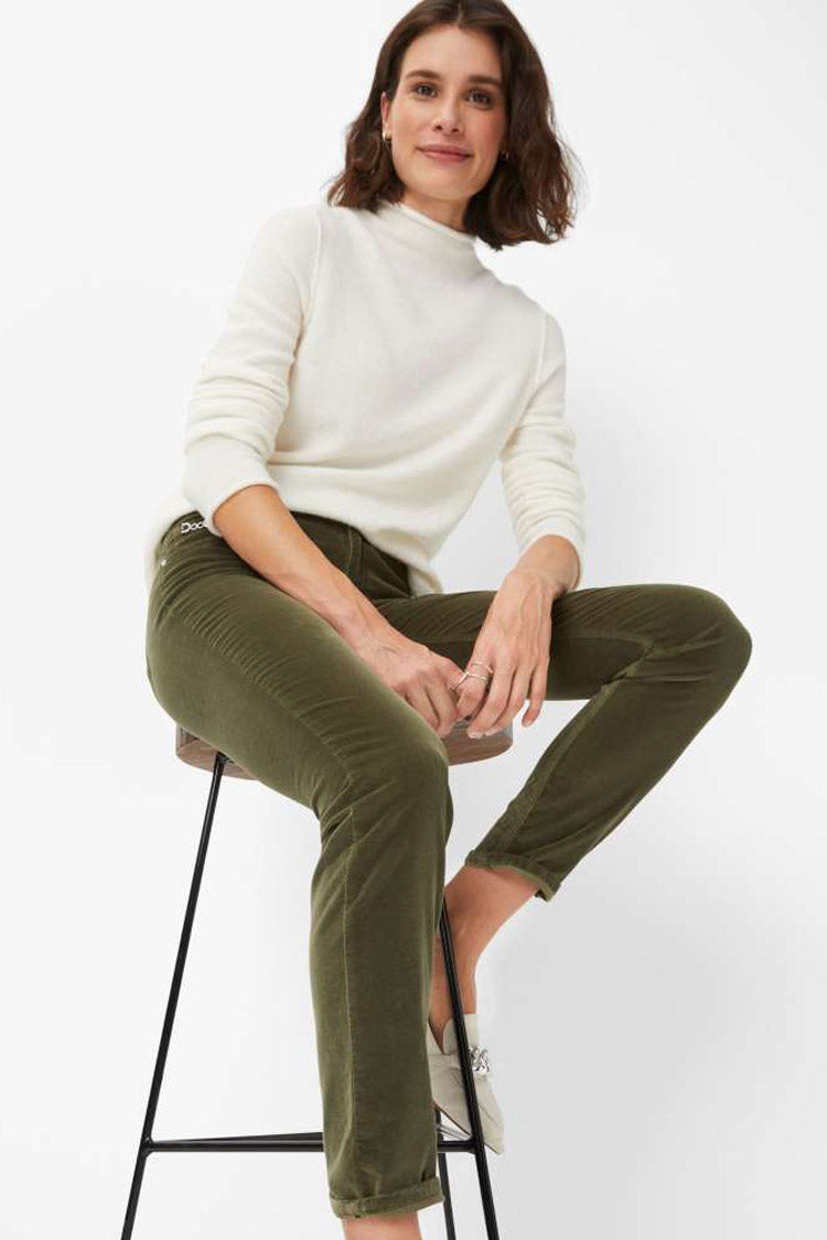 Shakira Corduroy Pants in Soft Khaki