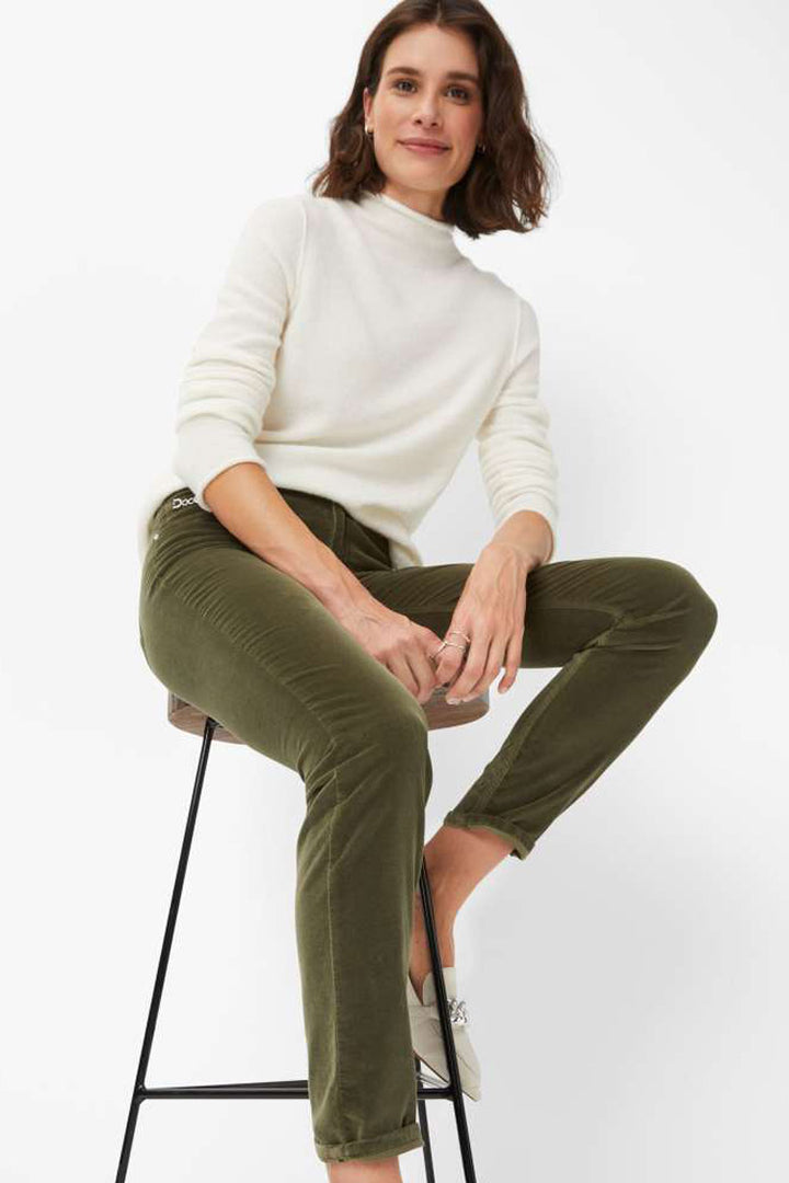 Shakira Corduroy Pants in Soft Khaki