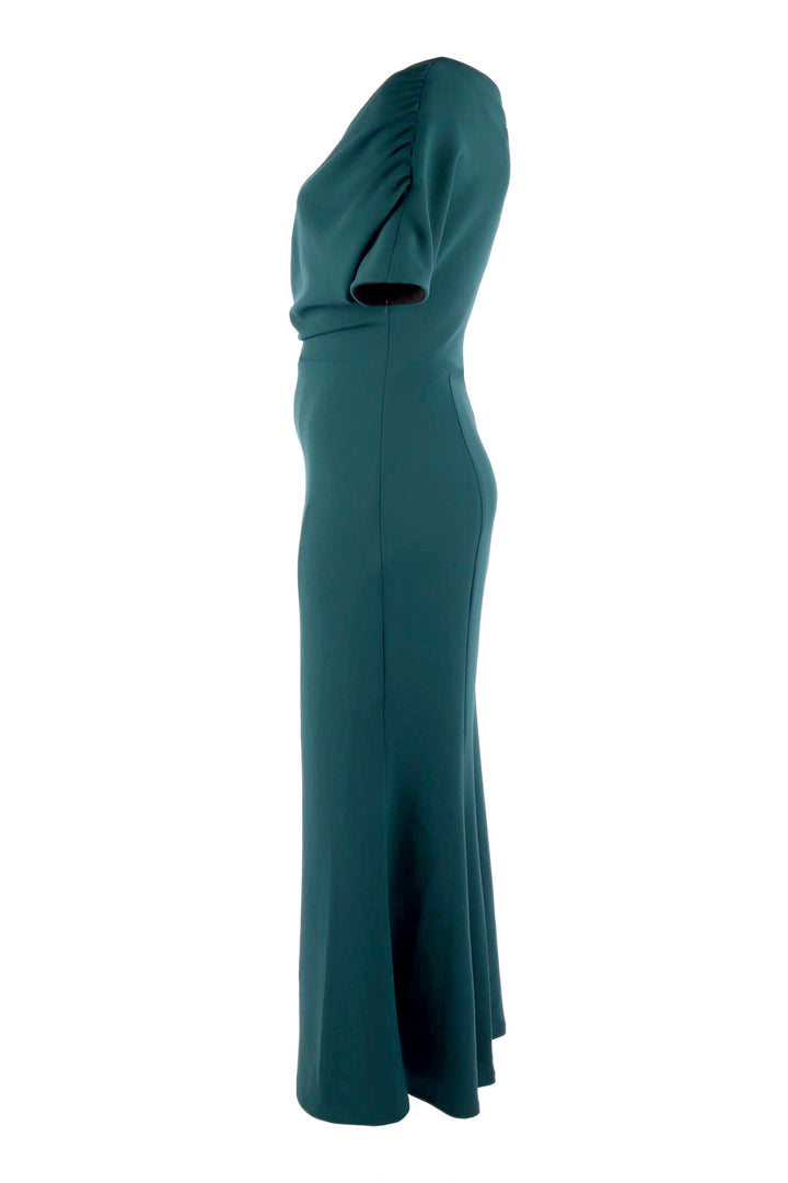Shelly Long Gown in Teal