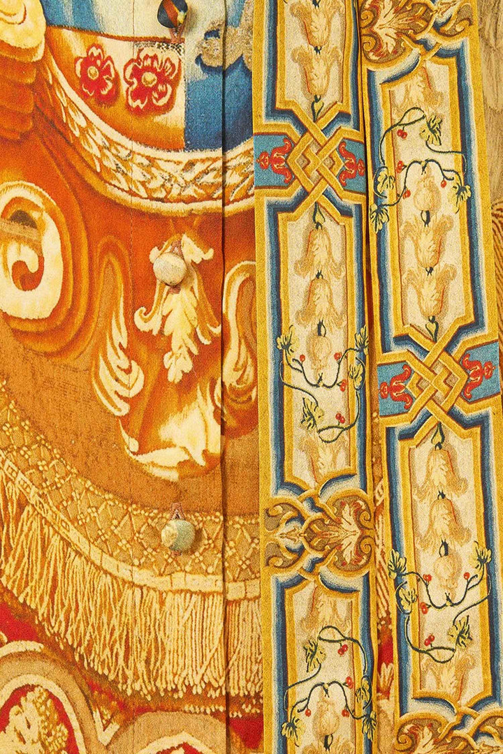 Shirt Dress w Back Button Details in Life&