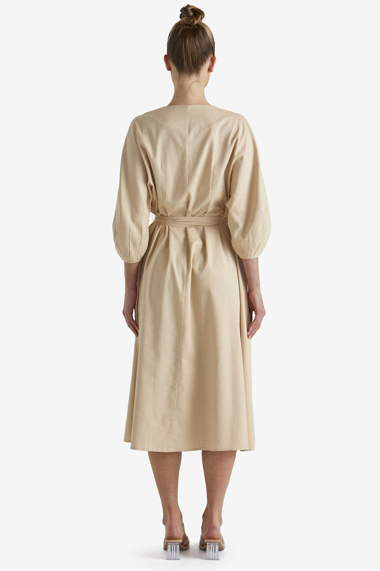 Shoreline Dress in Ecru