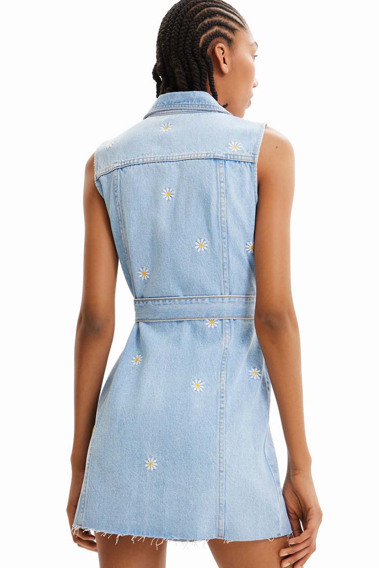 Short Denim Daisy Dress | FINAL SALE