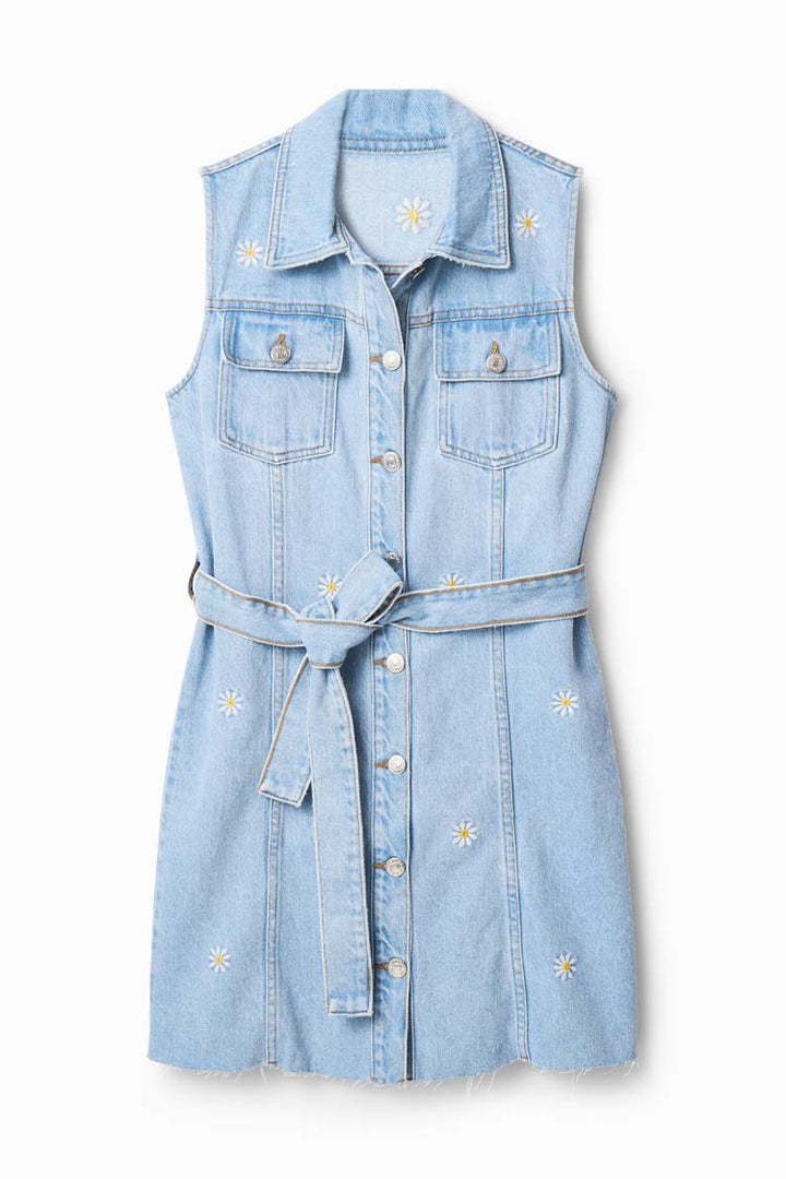 Short Denim Daisy Dress | FINAL SALE