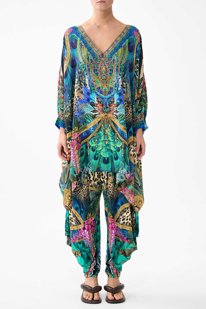 Short Kaftan w Cuff in Animal Alchemy