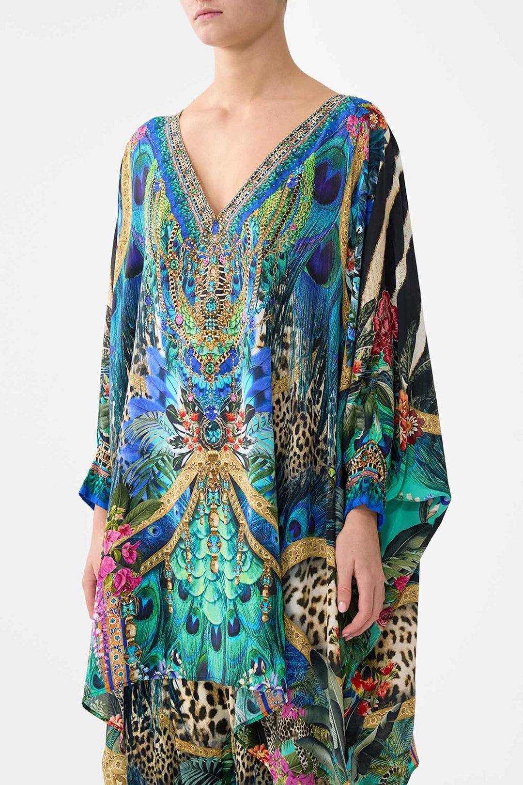 Short Kaftan w Cuff in Animal Alchemy