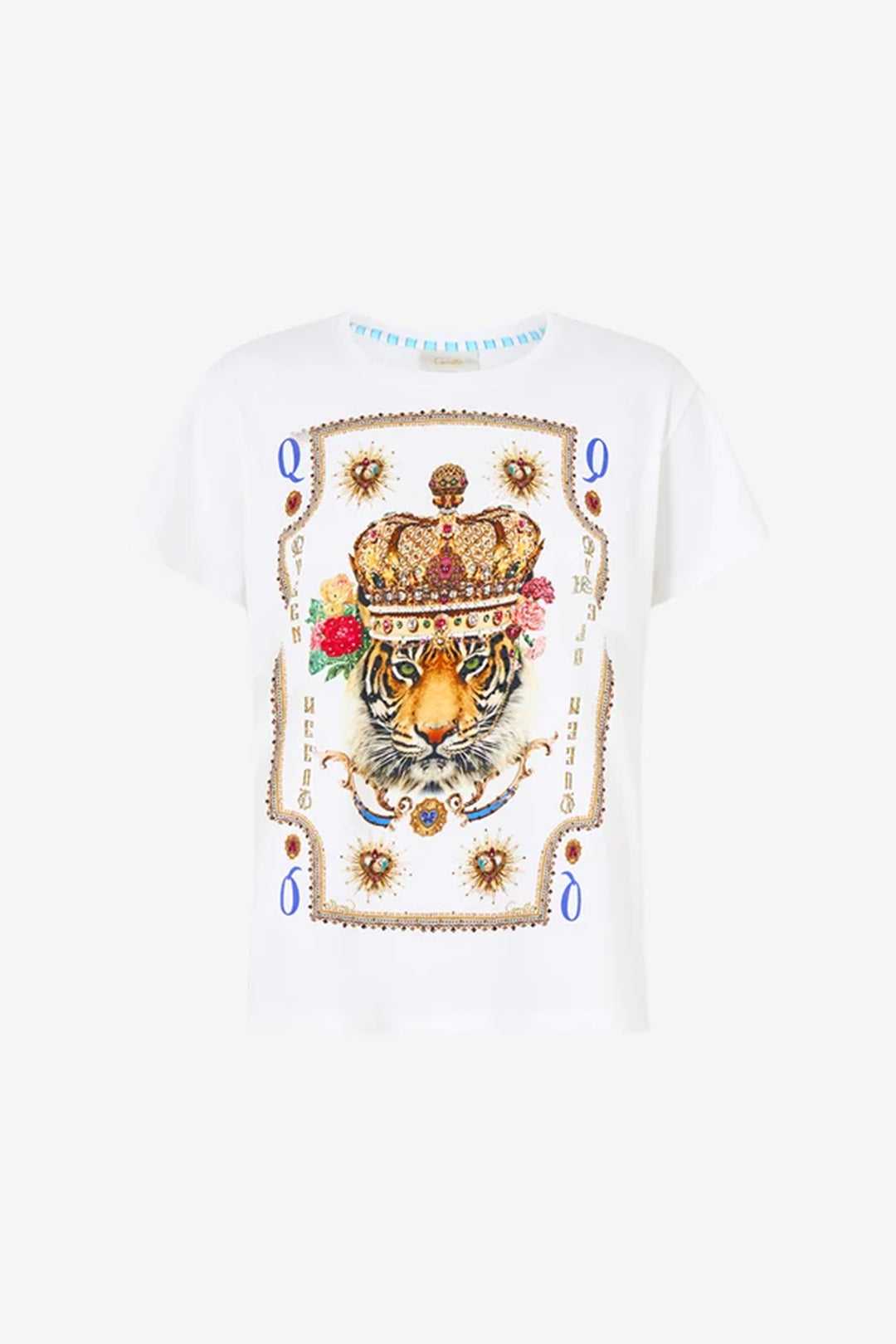 Short Sleeve Easy Tee in Verses In Vintage