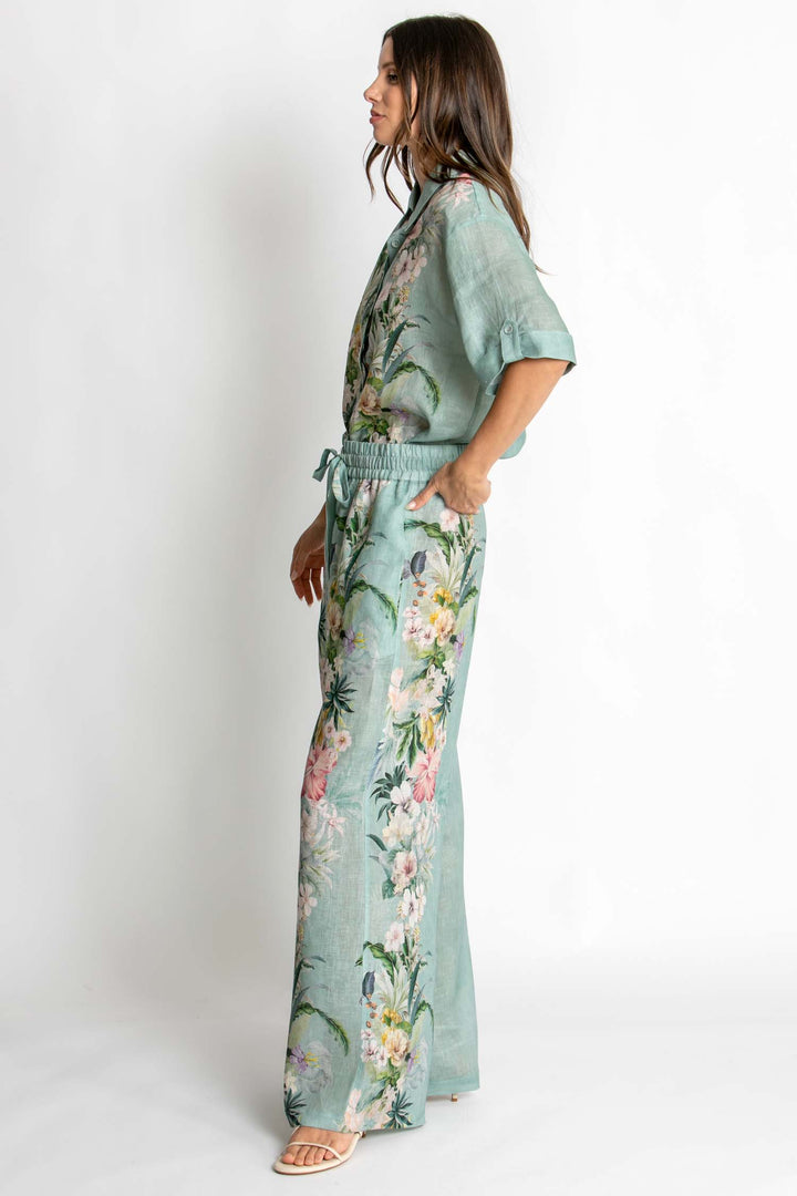 Sienna Pant in Sage Amour
