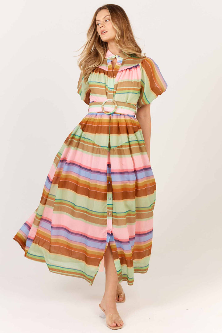 Siesta Dress in Stripe