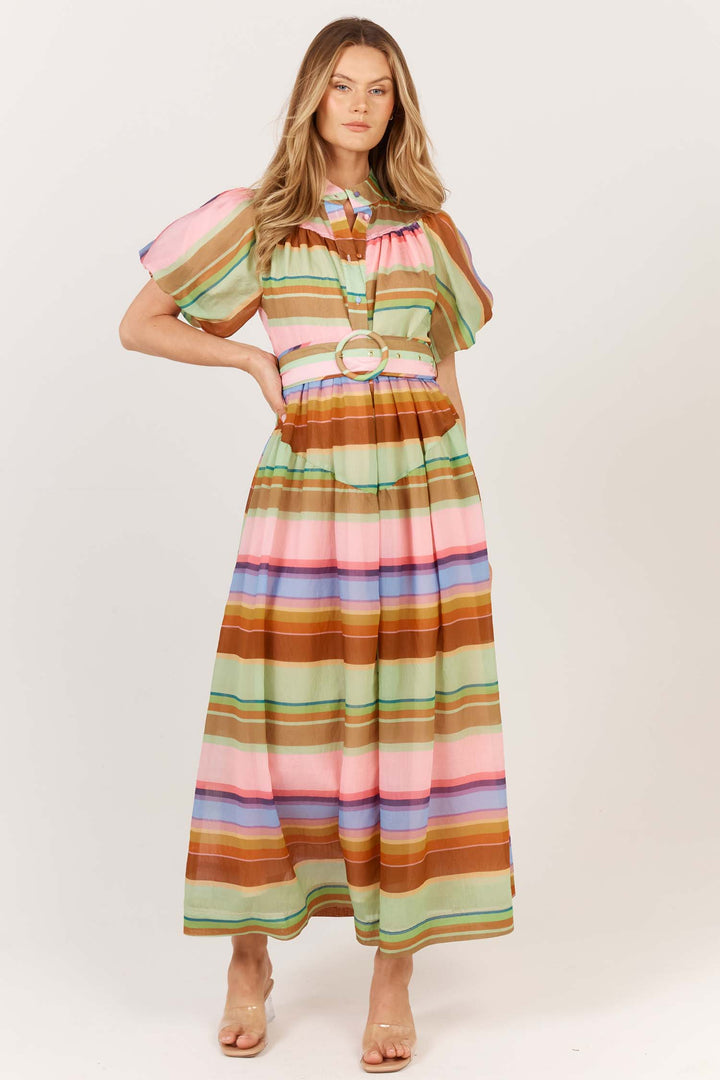 Siesta Dress in Stripe