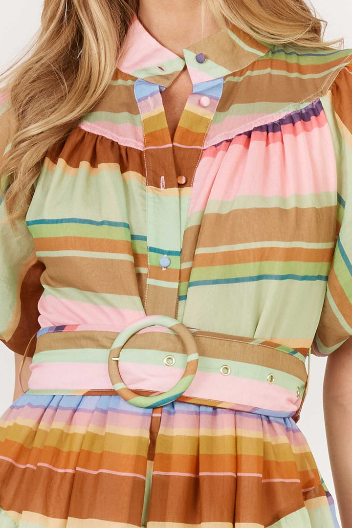 Siesta Dress in Stripe