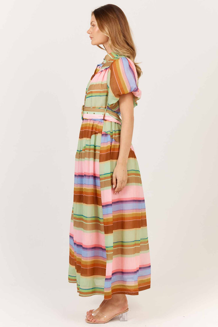 Siesta Dress in Stripe