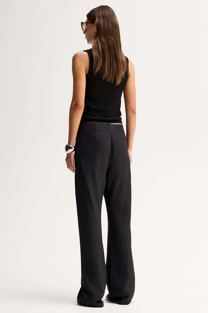 Silas Knit Top in Black
