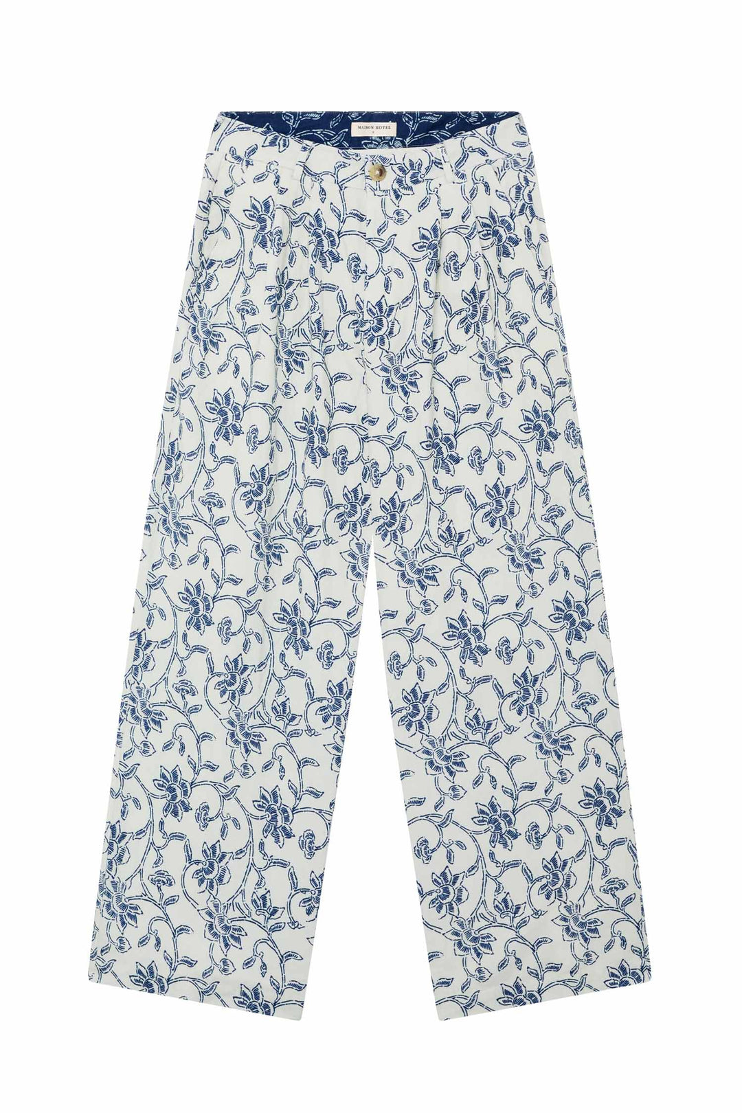 Simone Pant in White Fuji