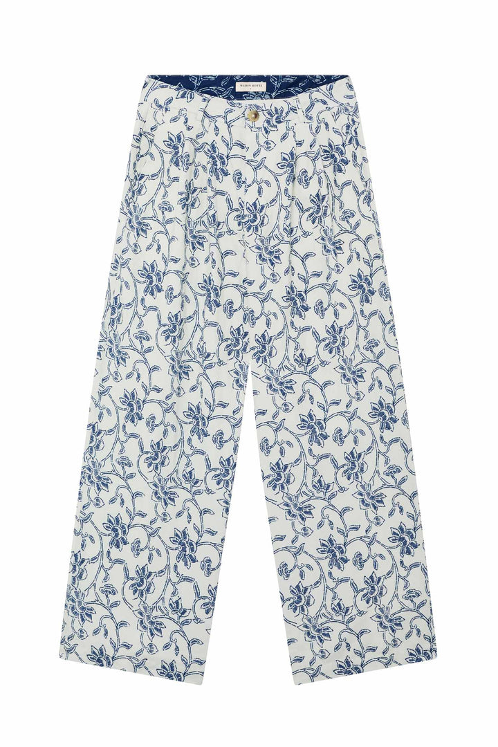 Simone Pant in White Fuji
