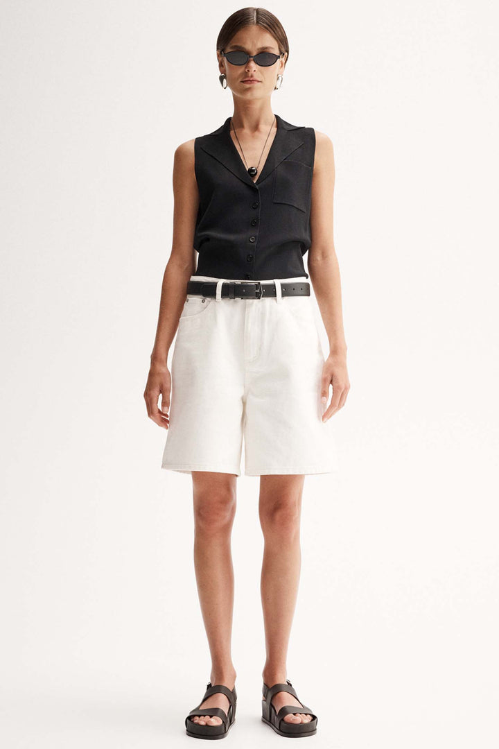 Sinclair Sleeveless Knit Vest