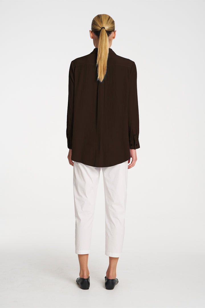 Single Pocket Shirt in Fudge