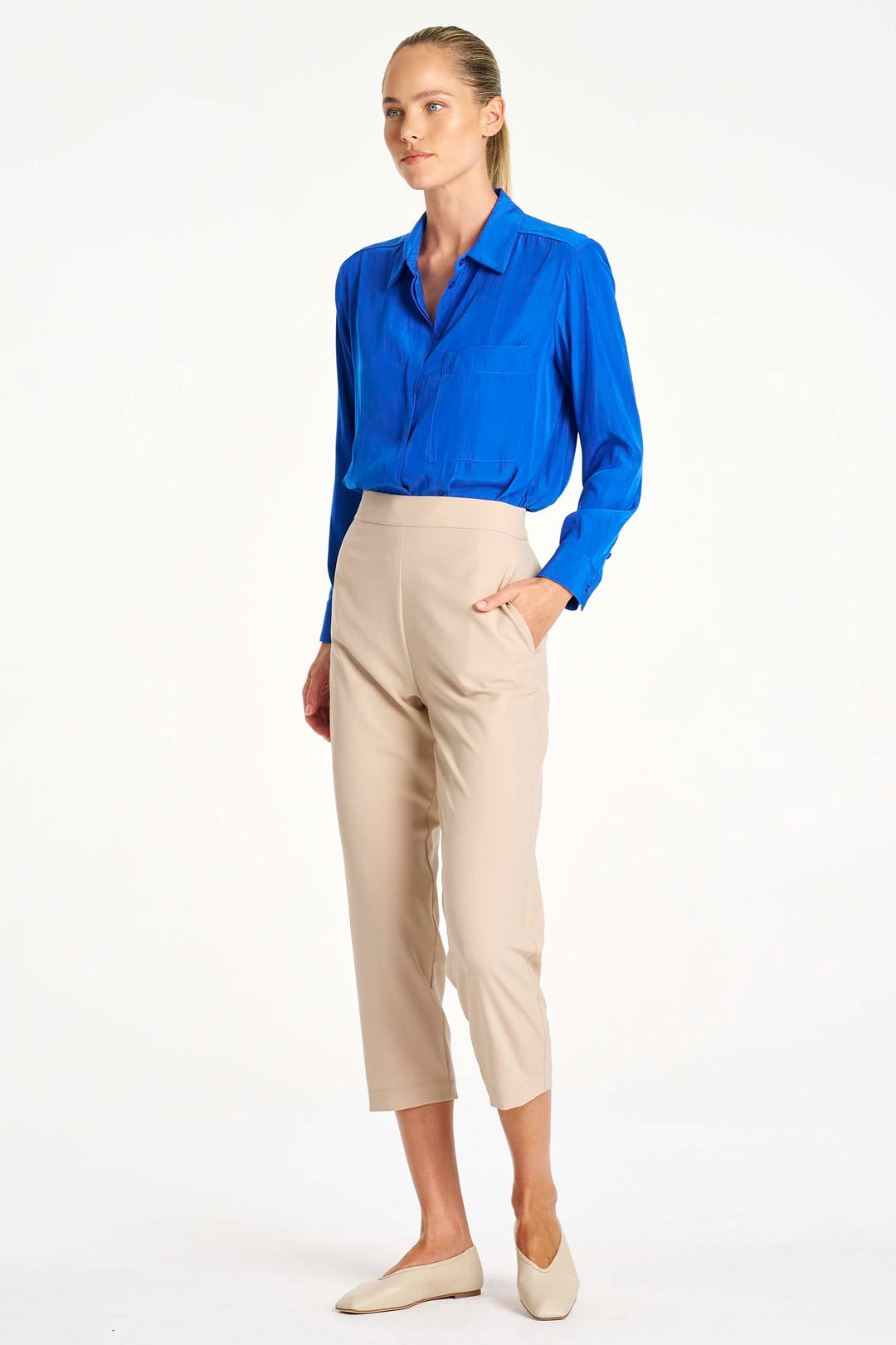 Single Pocket Shirt in Lagoon