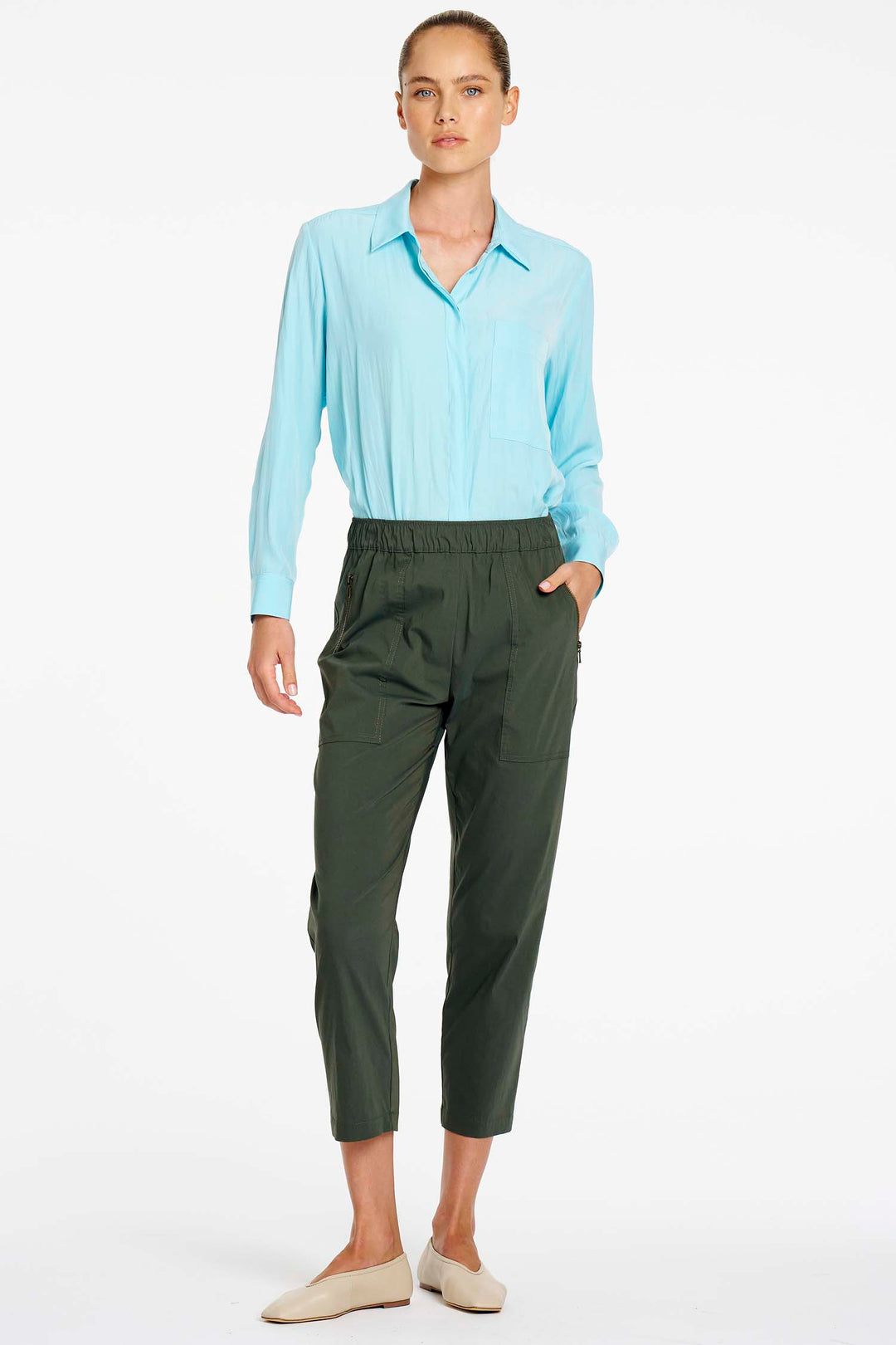 Single Pocket Shirt in Skygem