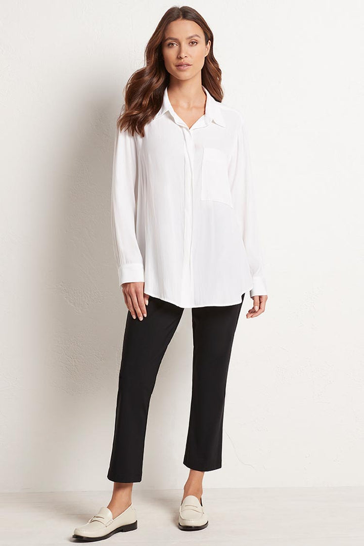 Single Pocket Shirt in White