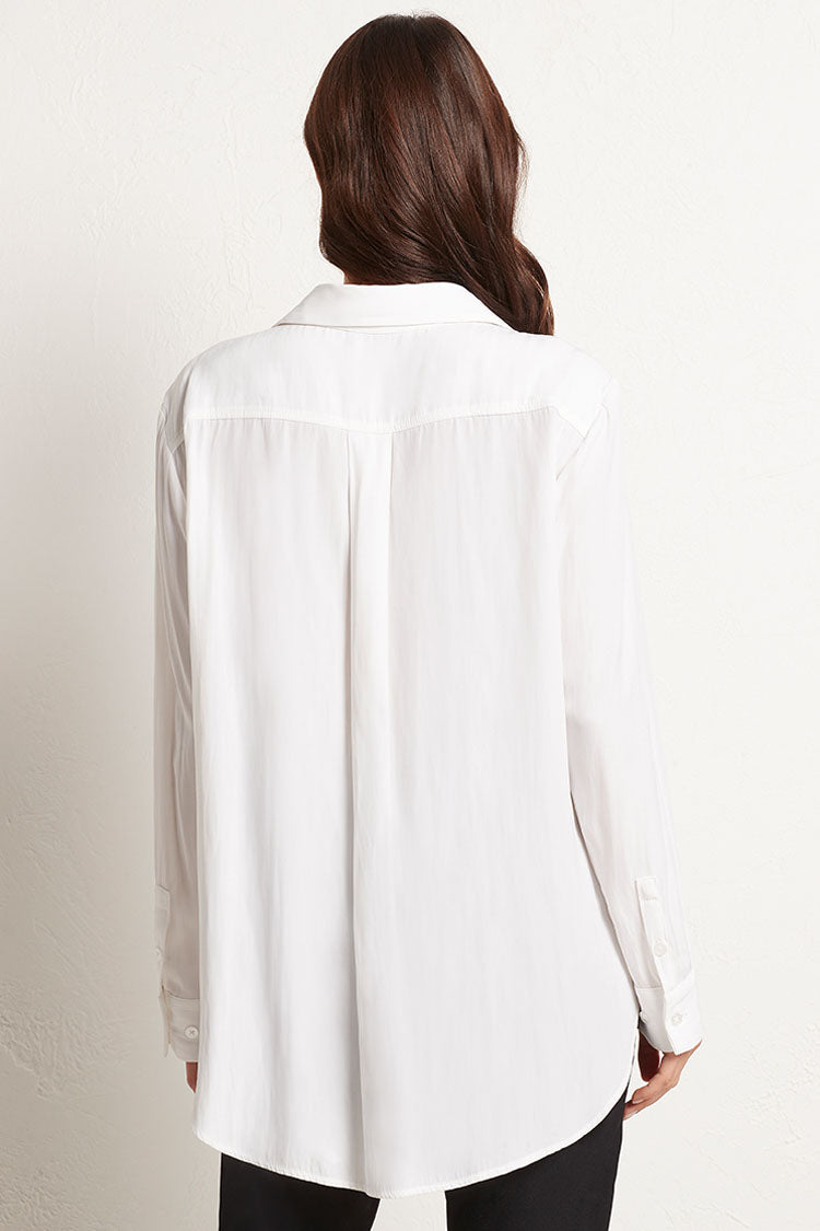 Single Pocket Shirt in White