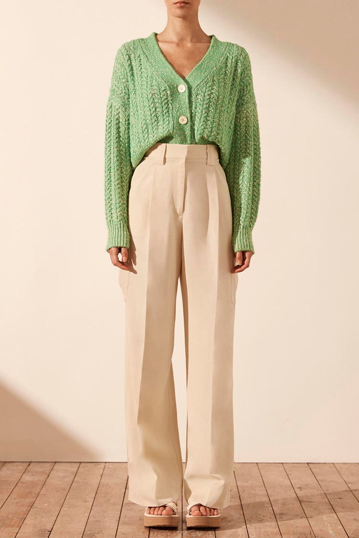 Siqueira Cardigan in Tree Green