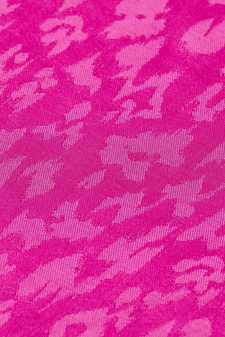 Slim Fit Piped Shirt in Fuschia