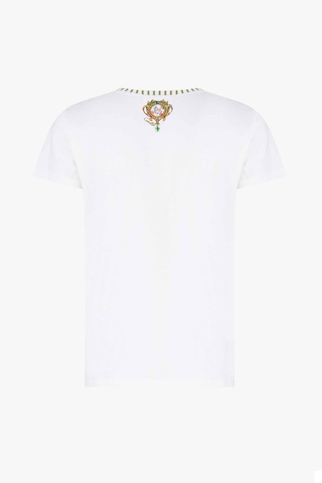 Slim Fit Round Neck T-Shirt in Art For The Empress