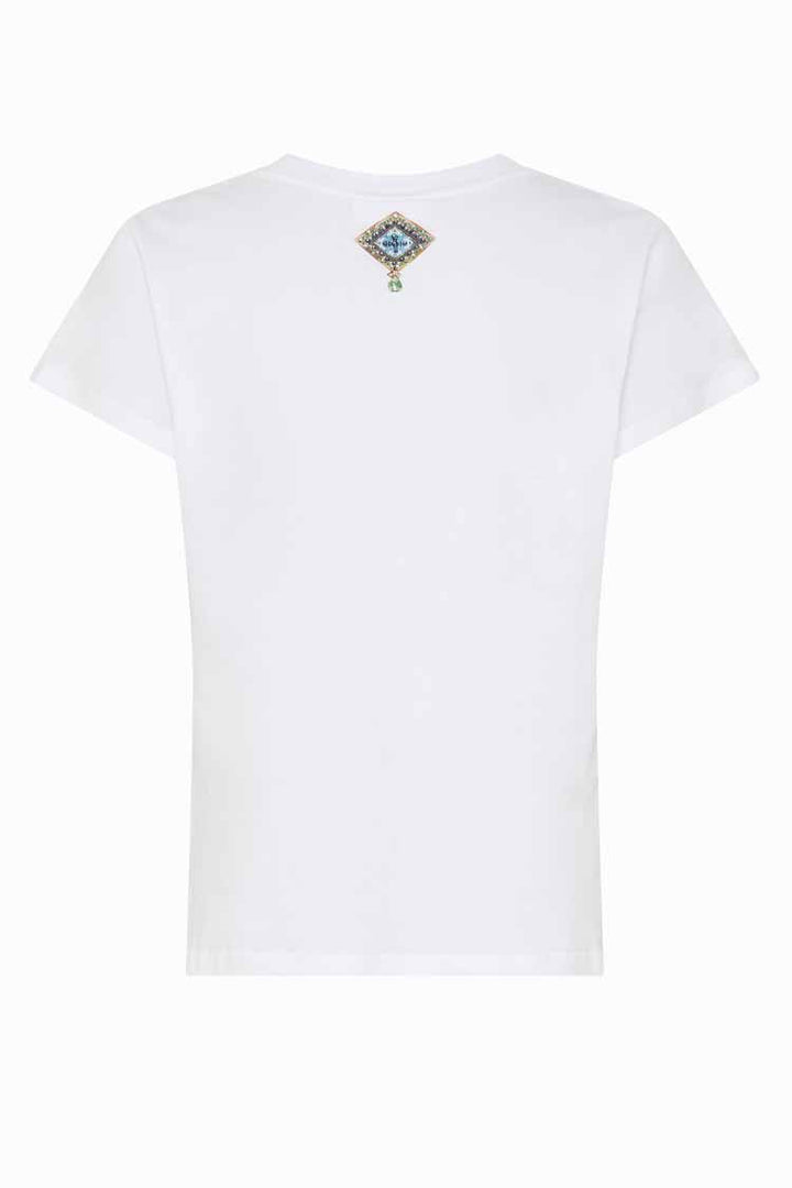 Slim Fit Round Neck T-Shirt in Jardim Party