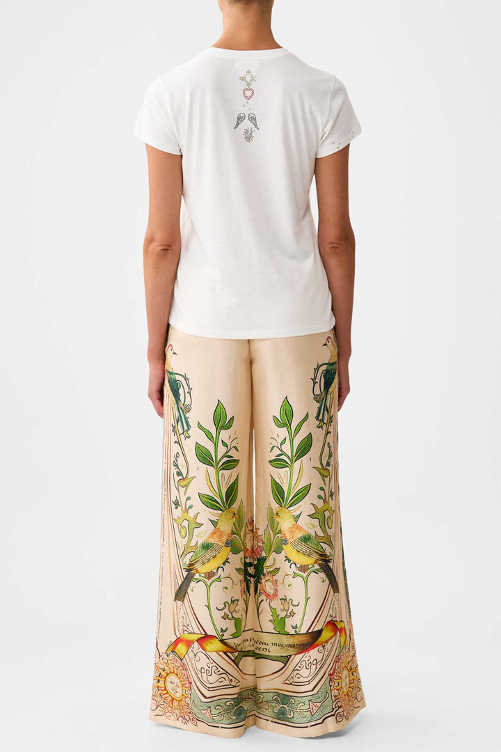 Slim Fit Round Neck T-Shirt in House of Horoscopes