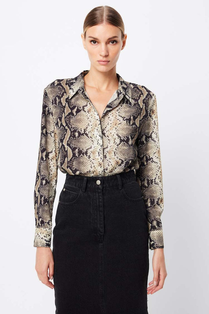 Sly Shirt in Serpent Print | FINAL SALE