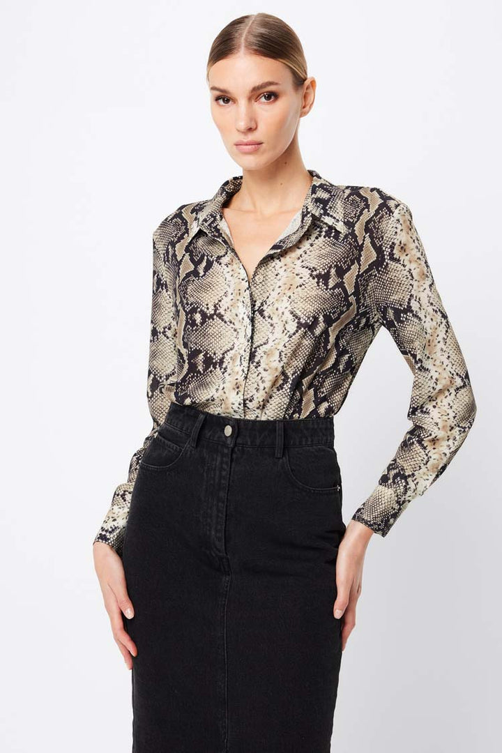 Sly Shirt in Serpent Print | FINAL SALE