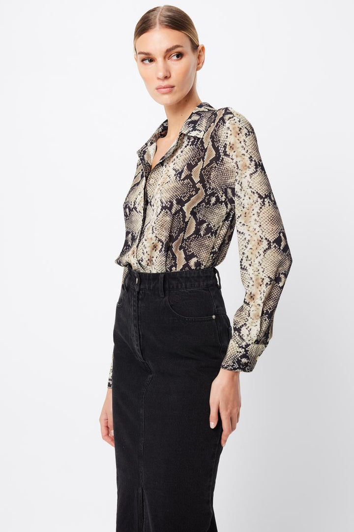 Sly Shirt in Serpent Print | FINAL SALE