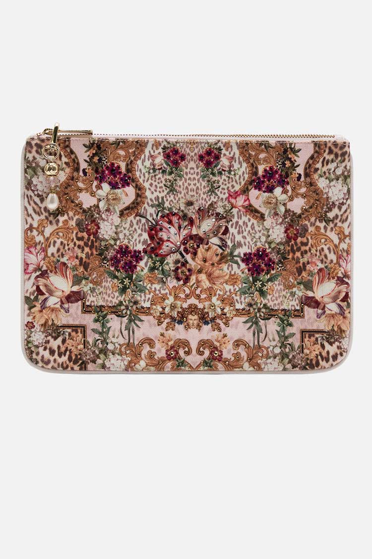 Small Canvas Clutch in Bambino Bliss