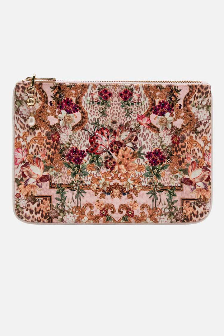 Small Canvas Clutch in Bambino Bliss