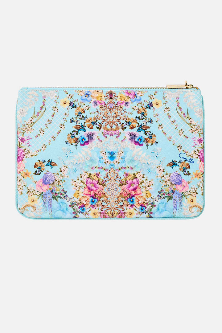 Small Canvas Clutch in Bazaar Blooms