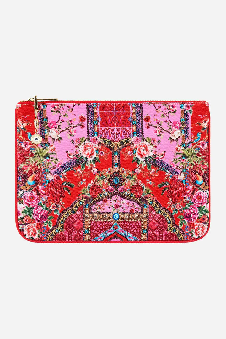 Small Canvas Clutch in Heirloom Empire
