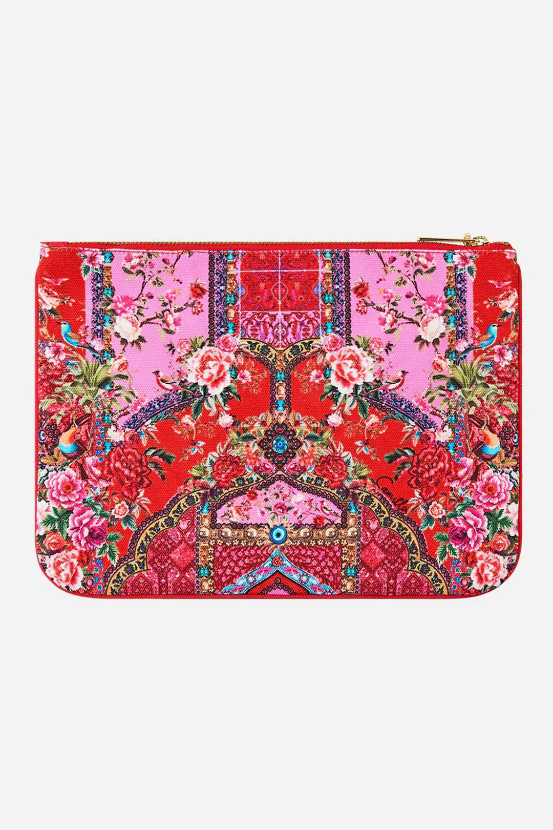 Small Canvas Clutch in Heirloom Empire
