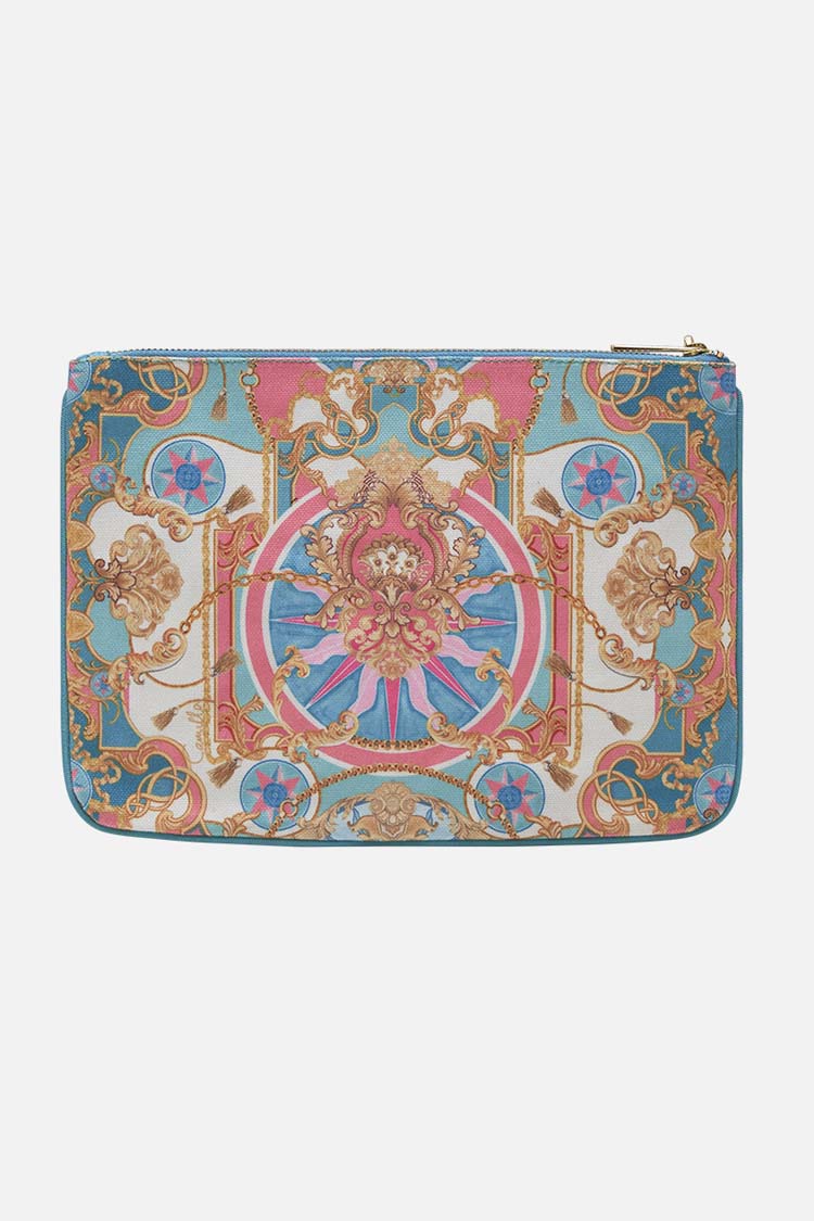 Small Canvas Clutch in Sail Away With Me