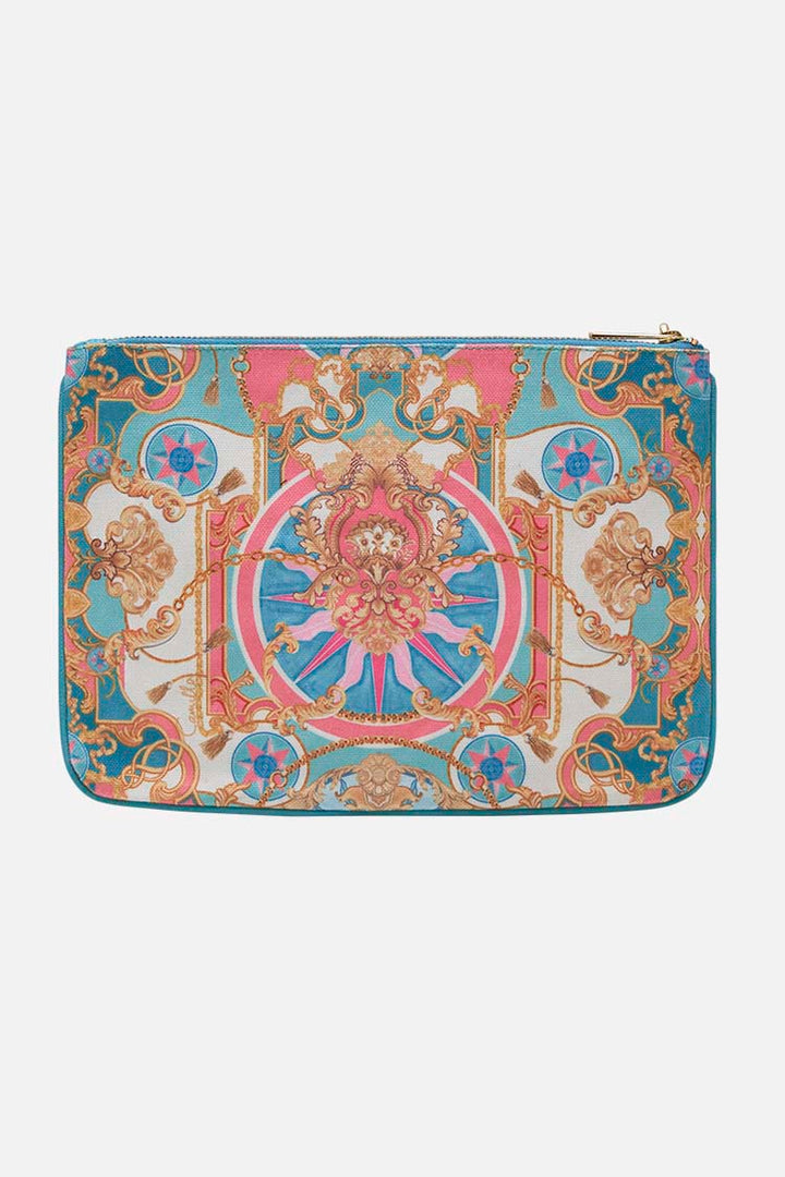 Small Canvas Clutch in Sail Away With Me