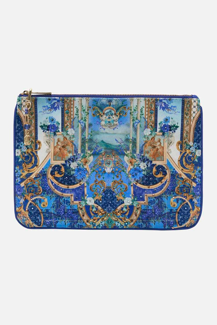 Small Canvas Clutch in Views Of Vesuvius