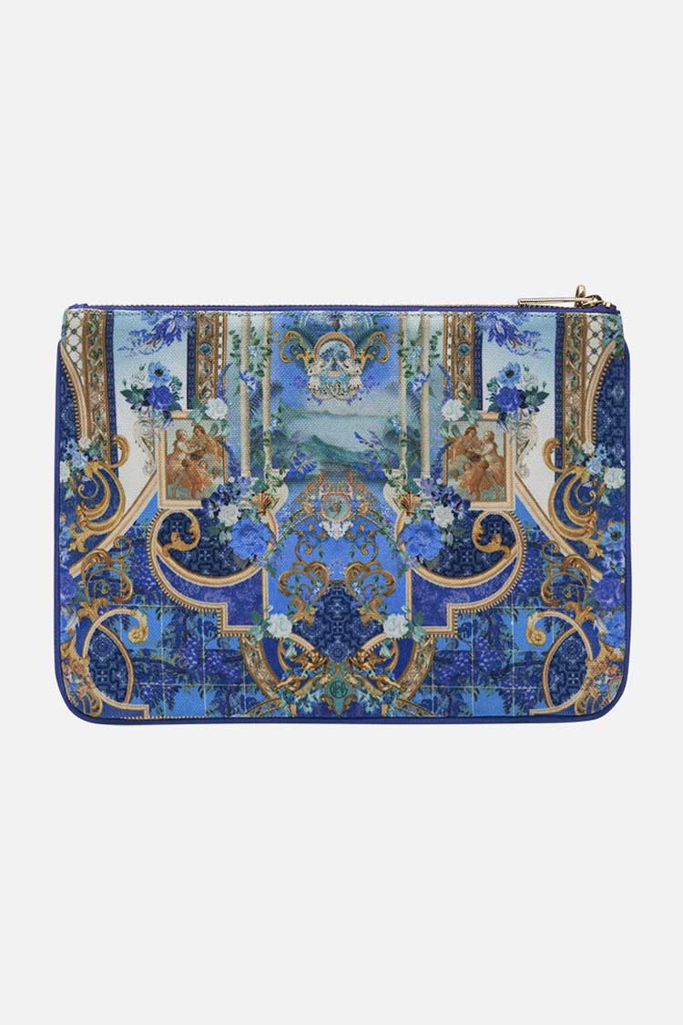 Small Canvas Clutch in Views Of Vesuvius