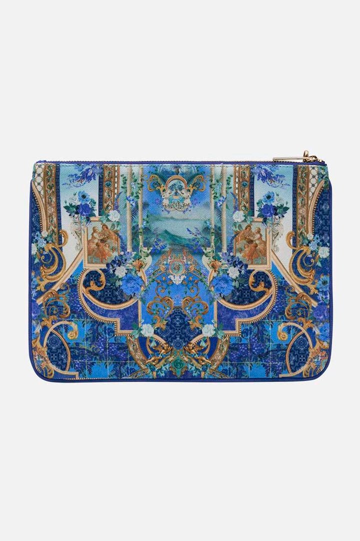 Small Canvas Clutch in Views Of Vesuvius