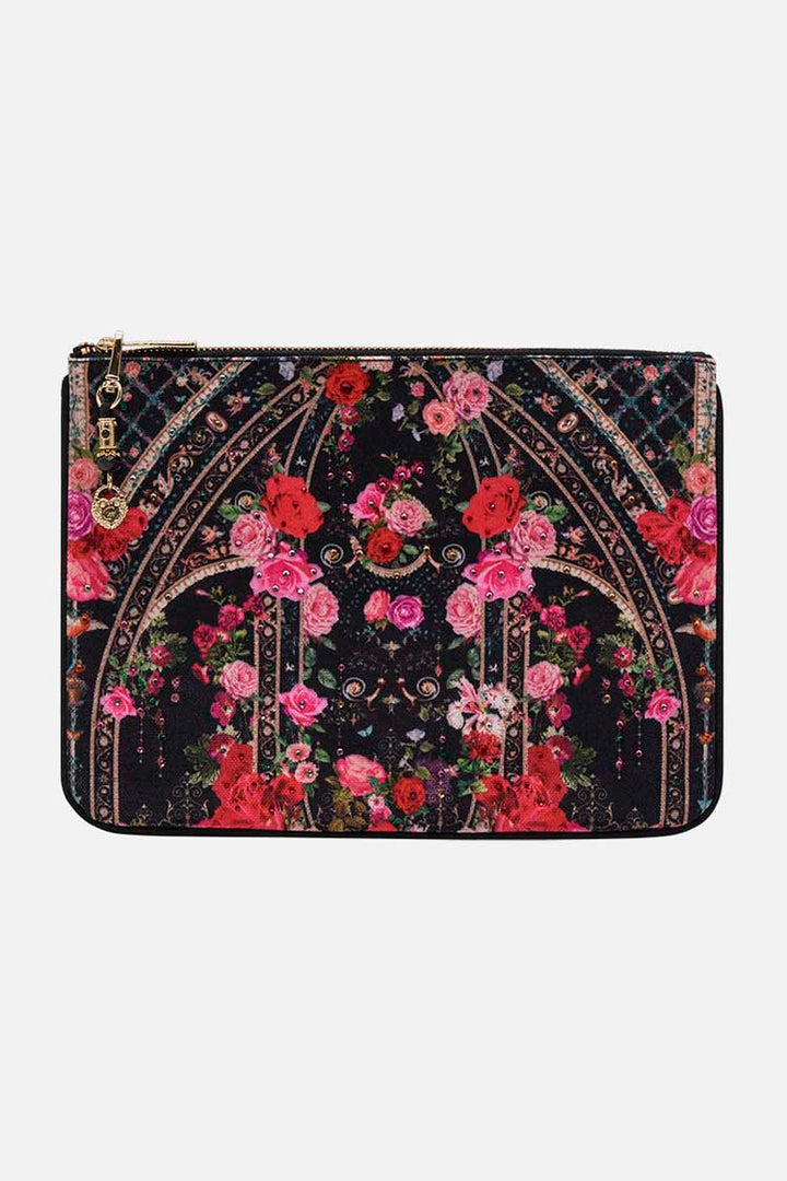 Small Canvas Clutch in Reservation for Love