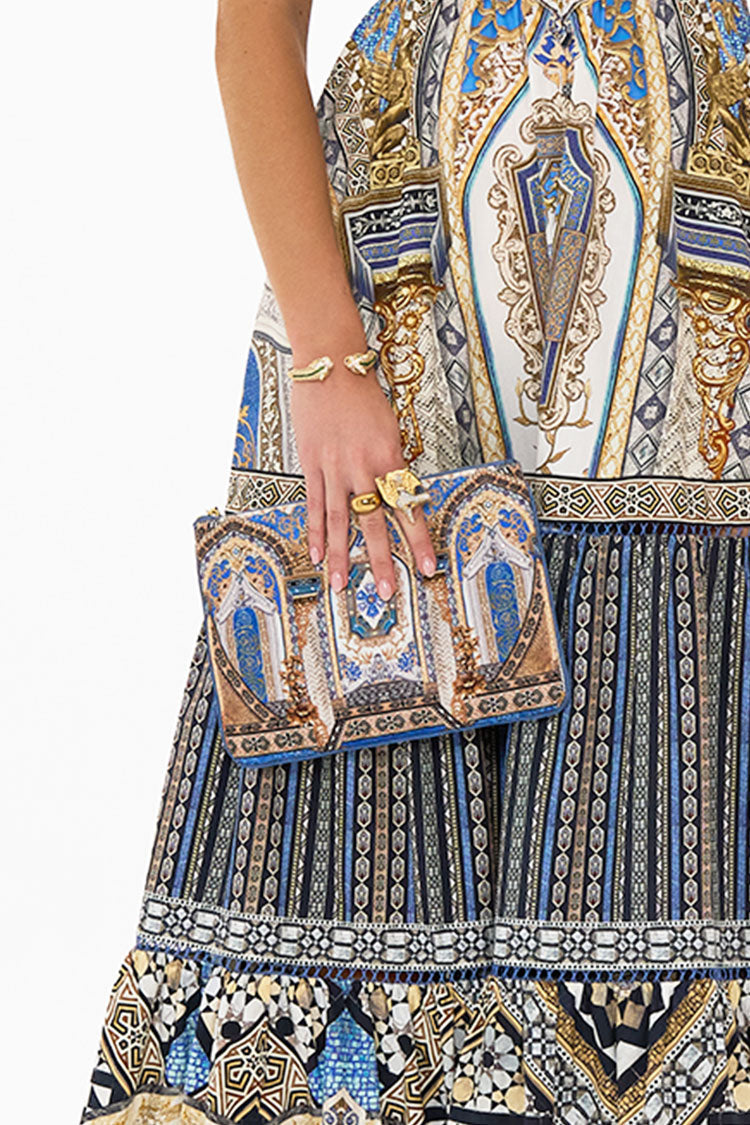 Small Canvas Clutch in Make Me Your Mosaic
