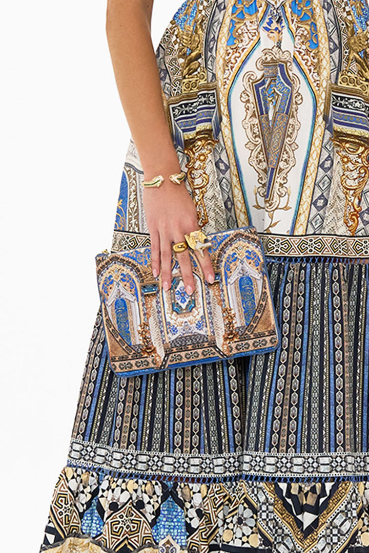 Small Canvas Clutch in Make Me Your Mosaic